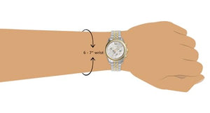 Michael Kors Lexington Chronograph with Silver and Gold Tone Stainless Steel Strap for Men MK8344