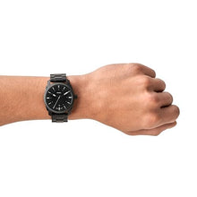 Load image into Gallery viewer, Fossil Watch for Men Machine, Quartz Movement, 42 mm Black Stainless Steel Case with a Stainless Steel Strap, FS4775, product image 4