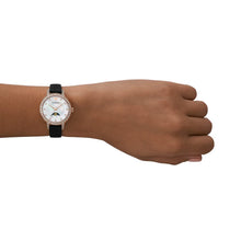 Load image into Gallery viewer, Emporio Armani Watch for Women, 32mm Quartz Moonphase Movement with Stainless Steel or Leather Strap AR11514, product image 2