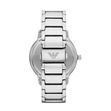 Load image into Gallery viewer, Emporio Armani Watch for Men, Three Hand Date Movement, 43 mm Silver Stainless Steel Case with a Stainless Steel Strap, AR11311, product image 4