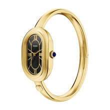 Load image into Gallery viewer, Fossil Sloan Watch for Women, Quartz Three Hand Movement with Stainless Steel Strap,Gold Tone and Jet Black ES5456, product image 3