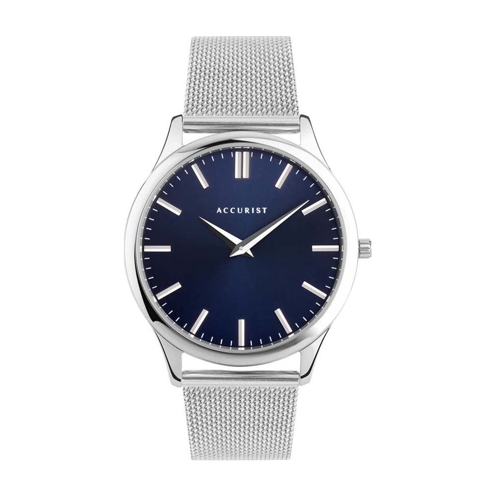 Mens Accurist Stainless Steel Bracelet Watch 7391