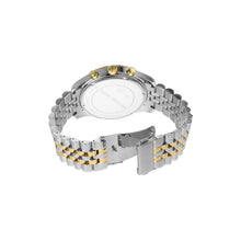Load image into Gallery viewer, Michael Kors Lexington Chronograph with Silver and Gold Tone Stainless Steel Strap for Men MK8344