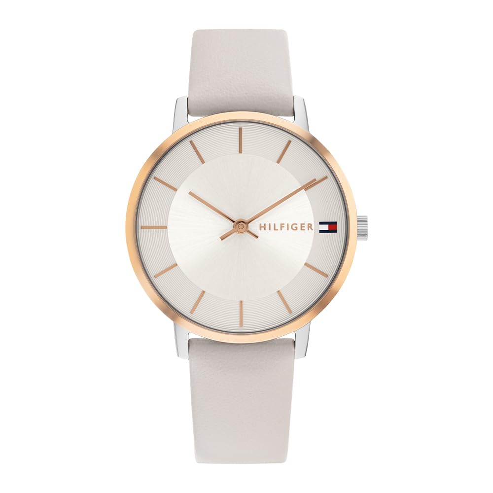 Tommy Hilfiger Two Hand Quartz Movement Watch for Women with Grey Leather Strap - 1782671, product image 1
