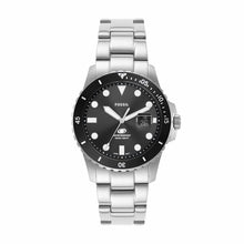 Load image into Gallery viewer, Fossil Blue Dive Men's 42 MM Silver-Tone Stainless Steel Watch, FS6032, product image 1