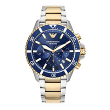 Load image into Gallery viewer, Emporio Armani Watch for Men , Chronograph movement, 43mm Silver / Steel Stainless Steel case with a Stainless Steel strap, AR11362, product image 1