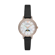 Load image into Gallery viewer, Emporio Armani Watch for Women, 32mm Quartz Moonphase Movement with Stainless Steel or Leather Strap AR11514, product image 1