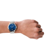 Load image into Gallery viewer, Emporio Armani Watch for Men, Three Hand Date Movement, 43 mm Silver Stainless Steel Case with a Stainless Steel Strap, AR11311, product image 2