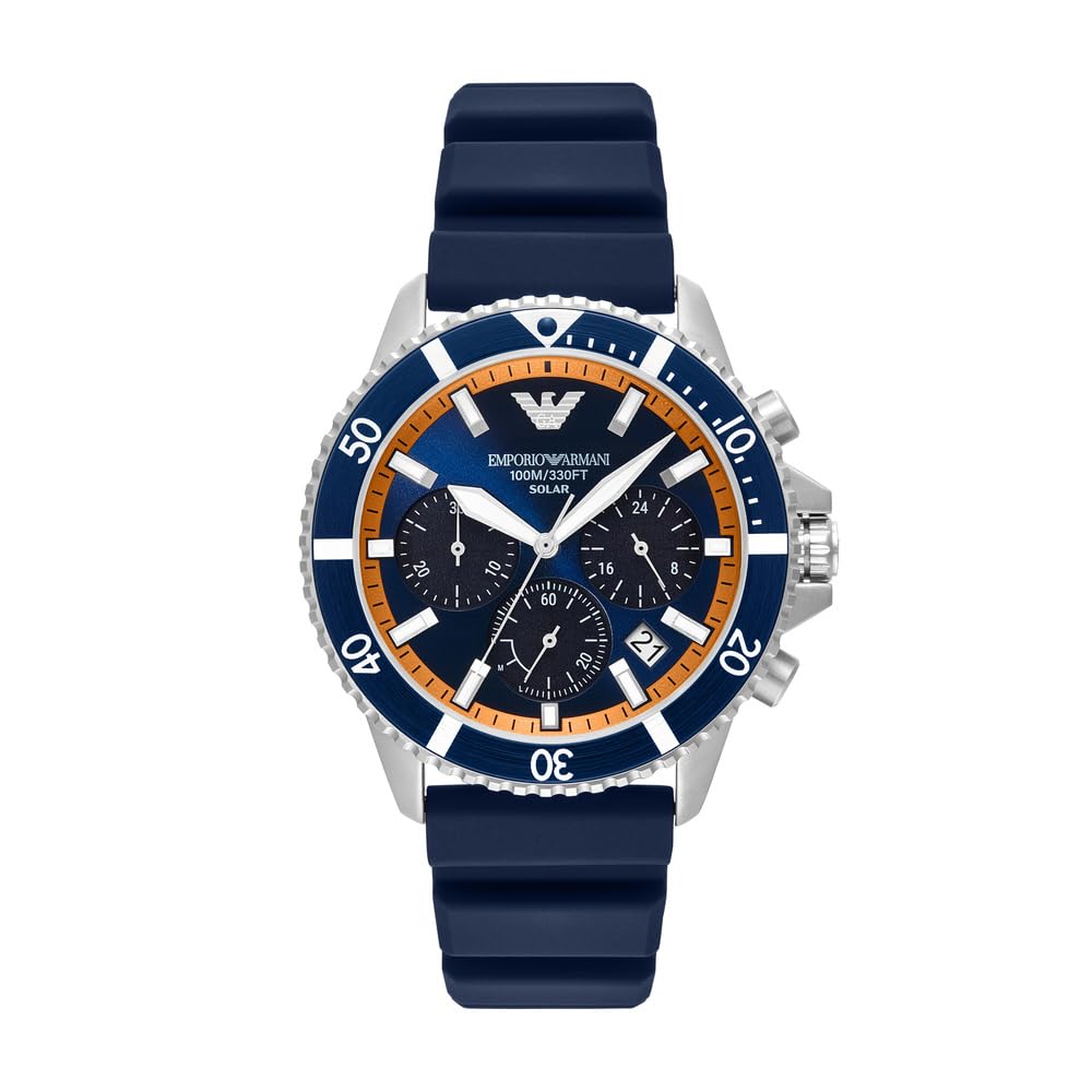 Emporio Armani Men's 43MM Silver-Tone Stainless Steel Watch, AR11696, product image 1