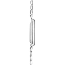 Load image into Gallery viewer, Accurist Rectangle 26mm Quartz Watch in White with Analogue Display, and Stainless Steel Bracelet 71007