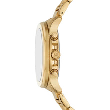 Load image into Gallery viewer, Michael Kors Sage Watch for Men, 44mm Quartz Chronograph Movement with Stainless Steel Strap, Goldish Tone, 44 mm MK9192, product image 2