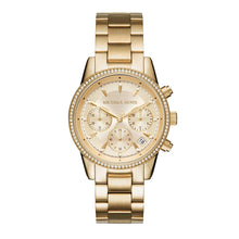 Load image into Gallery viewer, Michael Kors Gold Stainless Steel Women's Watch MK6356 Watch, product image 1