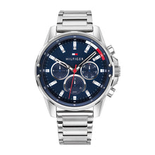 Load image into Gallery viewer, Tommy Hilfiger Analogue Multifunction Quartz Watch for Men with Silver Stainless Steel Bracelet - 1791788, product image 1