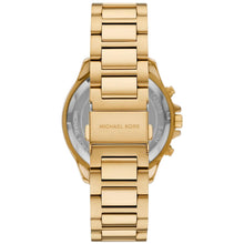 Load image into Gallery viewer, Michael Kors Sage Watch for Men, 44mm Quartz Chronograph Movement with Stainless Steel Strap, Goldish Tone, 44 mm MK9192, product image 3