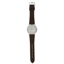 Load image into Gallery viewer, Emporio Armani Watch for Men, Three Hand Movement, 41 mm Silver Stainless Steel Case with a Leather Strap, AR11173, product image 5