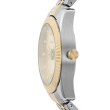 Load image into Gallery viewer, Fossil Watch for Women Scarlette Mini, Quartz Movement, 32 mm Silver Stainless Steel Case with a Stainless Steel Strap, ES4949, product image 3