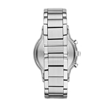 Load image into Gallery viewer, Emporio Armani Watch for Men, Chronograph Movement, 43 mm Silver / Steel Stainless Steel Case with a Stainless Steel Strap, AR2448