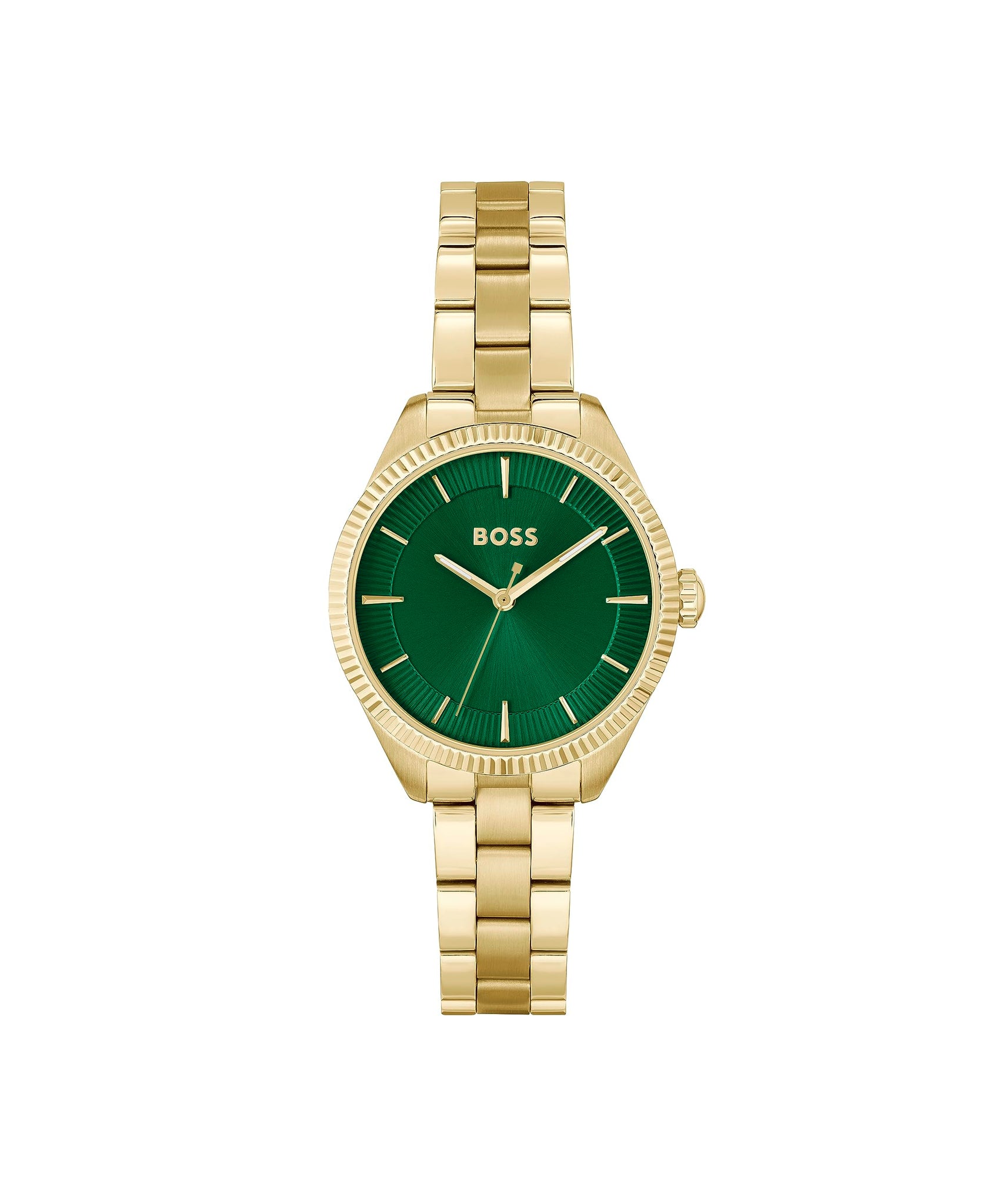 BOSS Analogue Quartz Watch for Women SAGE Collection with Gold Colored Stainless Steel Bracelet - 1502729, product image 1