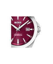 Load image into Gallery viewer, BOSS Three Hand Quartz Movement Watch for Men Strike Collection with Silver Stainless Steel Bracelet - 1514174, product image 2
