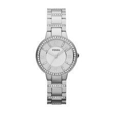Load image into Gallery viewer, FOSSIL Virginia Womens Quartz Watch with Silver Dial and Silver Stainless Steel Bracelet ES3282, product image 1