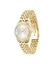 Load image into Gallery viewer, BOSS Three Hand Quartz Movement Watch for Women Graceful Precious Collection with Gold Colored Stainless Steel Bracelet - 1502810, product image 2