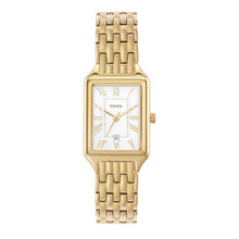 Load image into Gallery viewer, Fossil Raquel Watch for Women, Quartz Three Hand Movement with Stainless Steel Strap,Gold Tone and White ES5220, product image 1