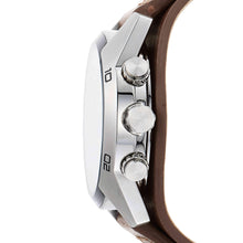 Load image into Gallery viewer, FOSSIL CH2565 Gents Brown Leather Cuff Strap Watch with White Dial, product image 3