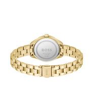Load image into Gallery viewer, BOSS Analogue Quartz Watch for Women SAGE Collection with Gold Colored Stainless Steel Bracelet - 1502729, product image 3