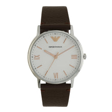 Load image into Gallery viewer, Emporio Armani Watch for Men, Three Hand Movement, 41 mm Silver Stainless Steel Case with a Leather Strap, AR11173, product image 1