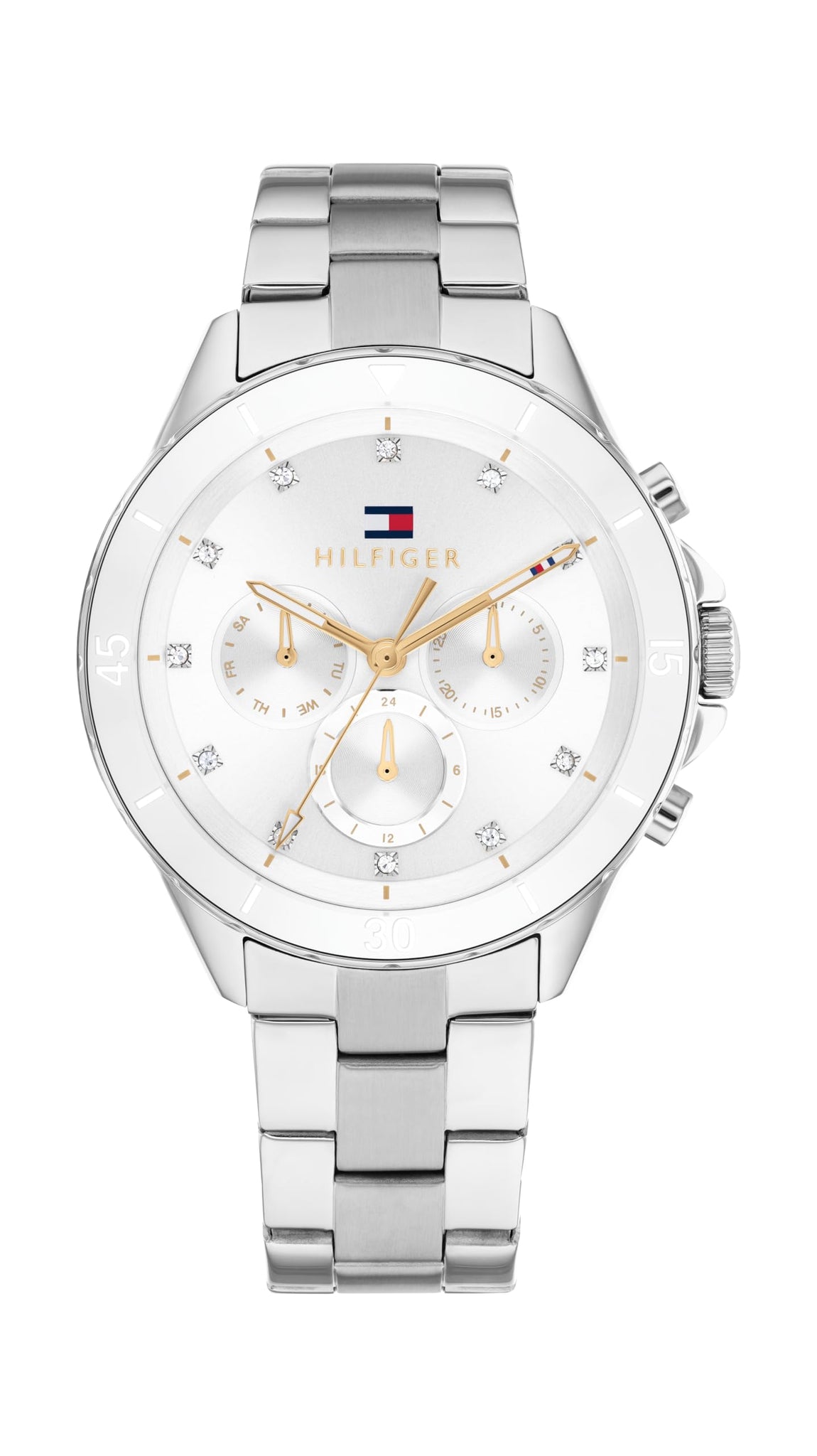 Tommy Hilfiger Analogue Multifunction Quartz Watch for Women with Silver Stainless Steel Bracelet - 1782707, product image 1