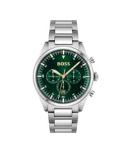 Load image into Gallery viewer, BOSS Chronograph Quartz Watch for Men Pioneer Collection with Silver Stainless Steel Bracelet - 1513868, product image 1