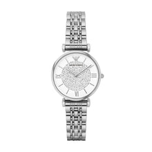 Load image into Gallery viewer, Emporio Armani Watch for Women, Two Hand Movement, 32 mm Silver Stainless Steel Case with a Stainless Steel Strap, AR1925, product image 1