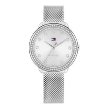 Load image into Gallery viewer, Tommy Hilfiger Three Hand Quartz Movement Watch for Women with Silver Stainless Steel Mesh Bracelet - 1782698, product image 1