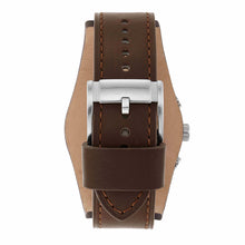 Load image into Gallery viewer, FOSSIL CH2565 Gents Brown Leather Cuff Strap Watch with White Dial, product image 4