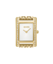 Load image into Gallery viewer, BOSS Two Hand Quartz Movement Watch for Women Lucy Precious Collection with Gold Colored Stainless Steel Bracelet - 1502815, product image 4