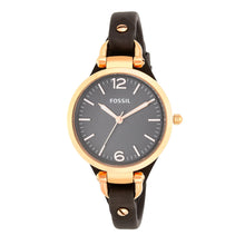 Load image into Gallery viewer, FOSSIL Georgia Womens Quartz Watch with Grey Dial and Grey Leather Strap ES3077, product image 2