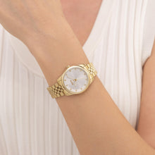 Load image into Gallery viewer, BOSS Three Hand Quartz Movement Watch for Women Graceful Precious Collection with Gold Colored Stainless Steel Bracelet - 1502810, product image 6