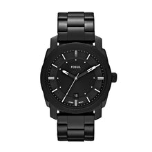 Load image into Gallery viewer, Fossil Watch for Men Machine, Quartz Movement, 42 mm Black Stainless Steel Case with a Stainless Steel Strap, FS4775, product image 1