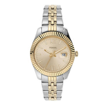 Load image into Gallery viewer, Fossil Watch for Women Scarlette Mini, Quartz Movement, 32 mm Silver Stainless Steel Case with a Stainless Steel Strap, ES4949, product image 1