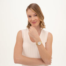 Load image into Gallery viewer, BOSS Three Hand Quartz Movement Watch for Women Graceful Precious Collection with Gold Colored Stainless Steel Bracelet - 1502810, product image 5