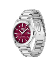 Load image into Gallery viewer, BOSS Three Hand Quartz Movement Watch for Men Strike Collection with Silver Stainless Steel Bracelet - 1514174, product image 3