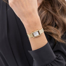 Load image into Gallery viewer, BOSS Two Hand Quartz Movement Watch for Women Lucy Precious Collection with Gold Colored Stainless Steel Bracelet - 1502815, product image 6