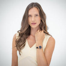 Load image into Gallery viewer, BOSS Analogue Quartz Watch for Women CELEBRATION Collection with Blue Leather Strap - 1502477, product image 4