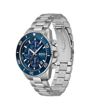 Load image into Gallery viewer, BOSS Chronograph Quartz Watch for Men Admiral Collection with Silver Stainless Steel Bracelet - 1513907, product image 2