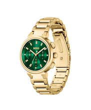 Load image into Gallery viewer, BOSS Analogue Multifunction Quartz Watch for Women ONE Collection with Gold Colored Stainless Steel Bracelet - 1502679, product image 2