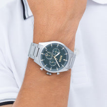 Load image into Gallery viewer, BOSS Chronograph Quartz Watch for Men Pioneer Collection with Silver Stainless Steel Bracelet - 1513868, product image 6