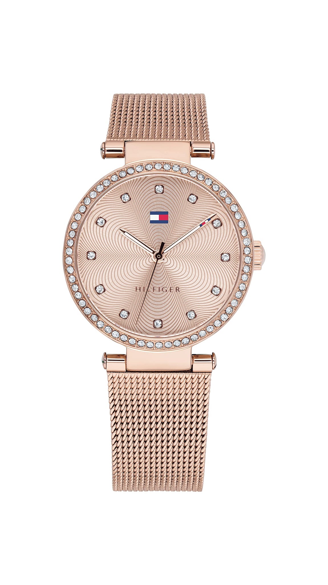 Tommy Hilfiger Analogue Quartz Watch for Women with Rose Gold Colored Stainless Steel Mesh Bracelet - 1782508, product image 1