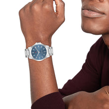 Load image into Gallery viewer, Tommy Hilfiger Three Hand Quartz Movement Watch for Men with Silver Stainless Steel Bracelet - 1710670, product image 4