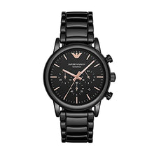 Load image into Gallery viewer, Emporio Armani Men&#39;s Chronograph Black Ceramic Watch ambersleys