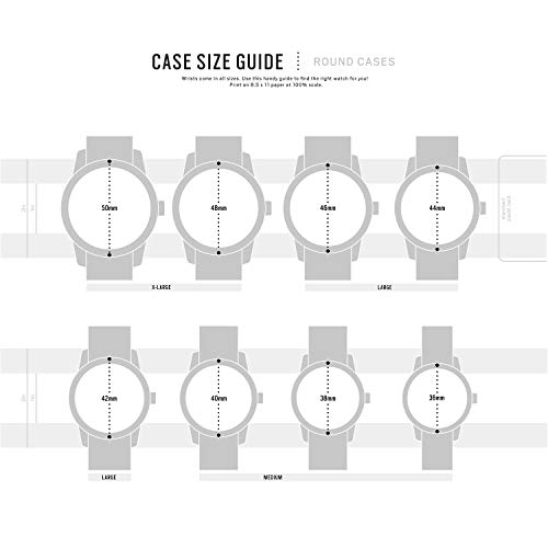 Watch case best sale size chart